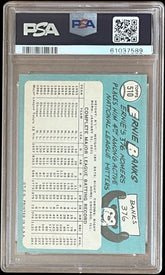 1965 Topps Ernie Banks #510 PSA 8 Chicago Cubs HOF